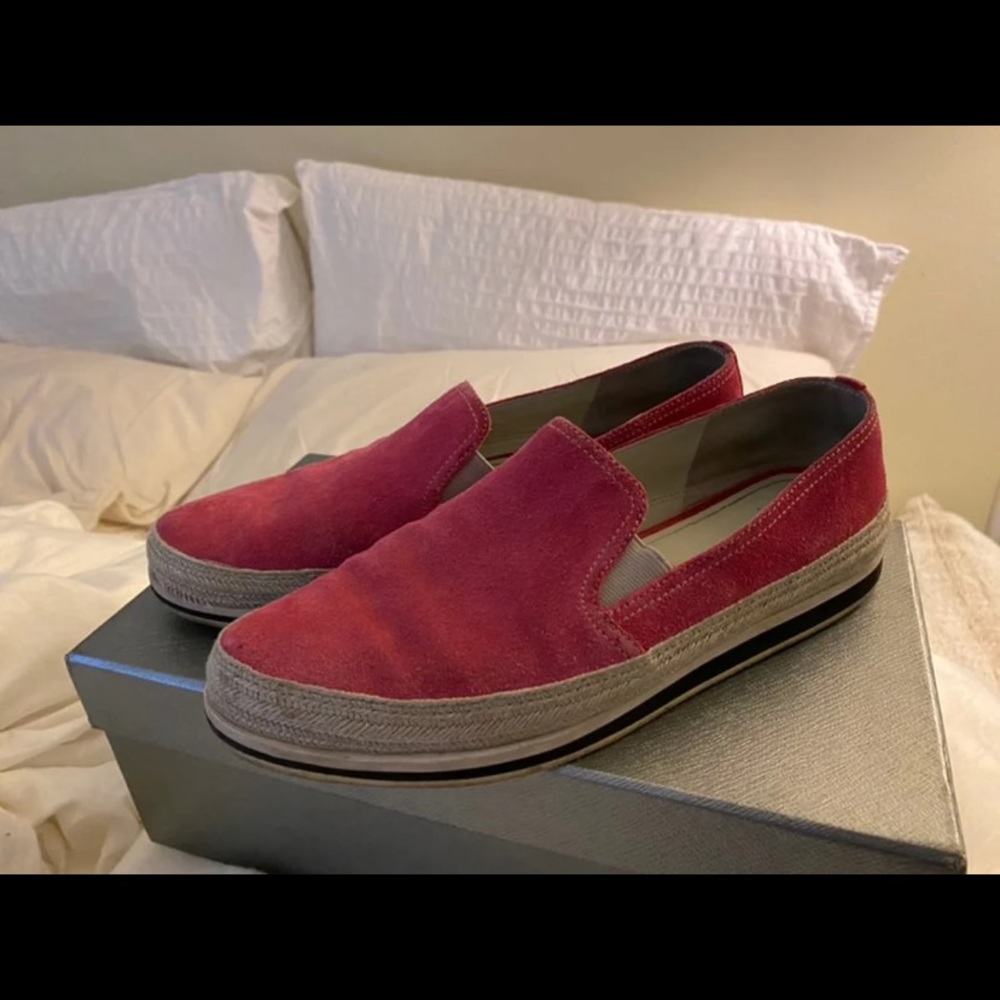 Prada slip ons
